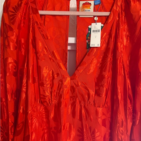 Farm Rio Long-Sleeve V-Neck
Jacquard Maxi Dress - Picture 3 of 5